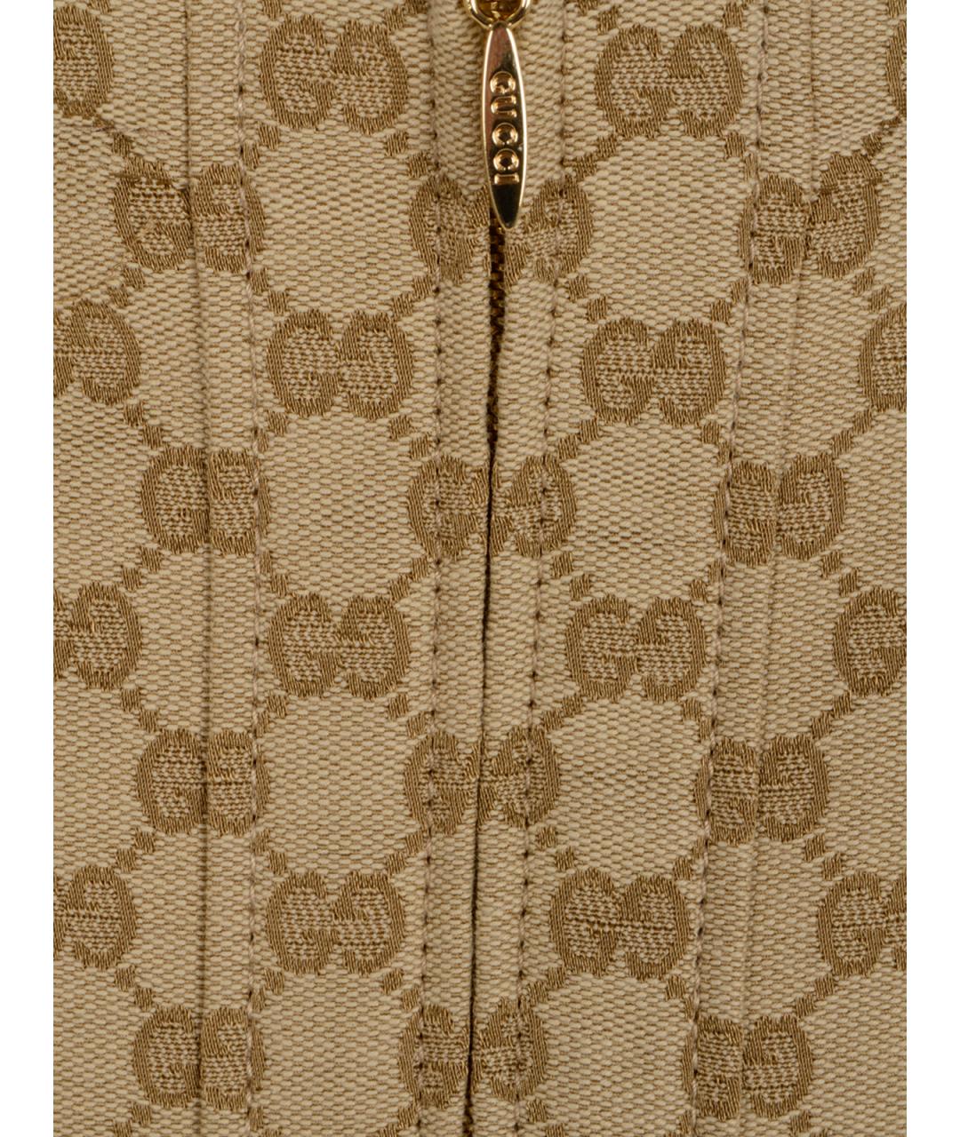 GUCCI Бежевая юбка миди, фото 3