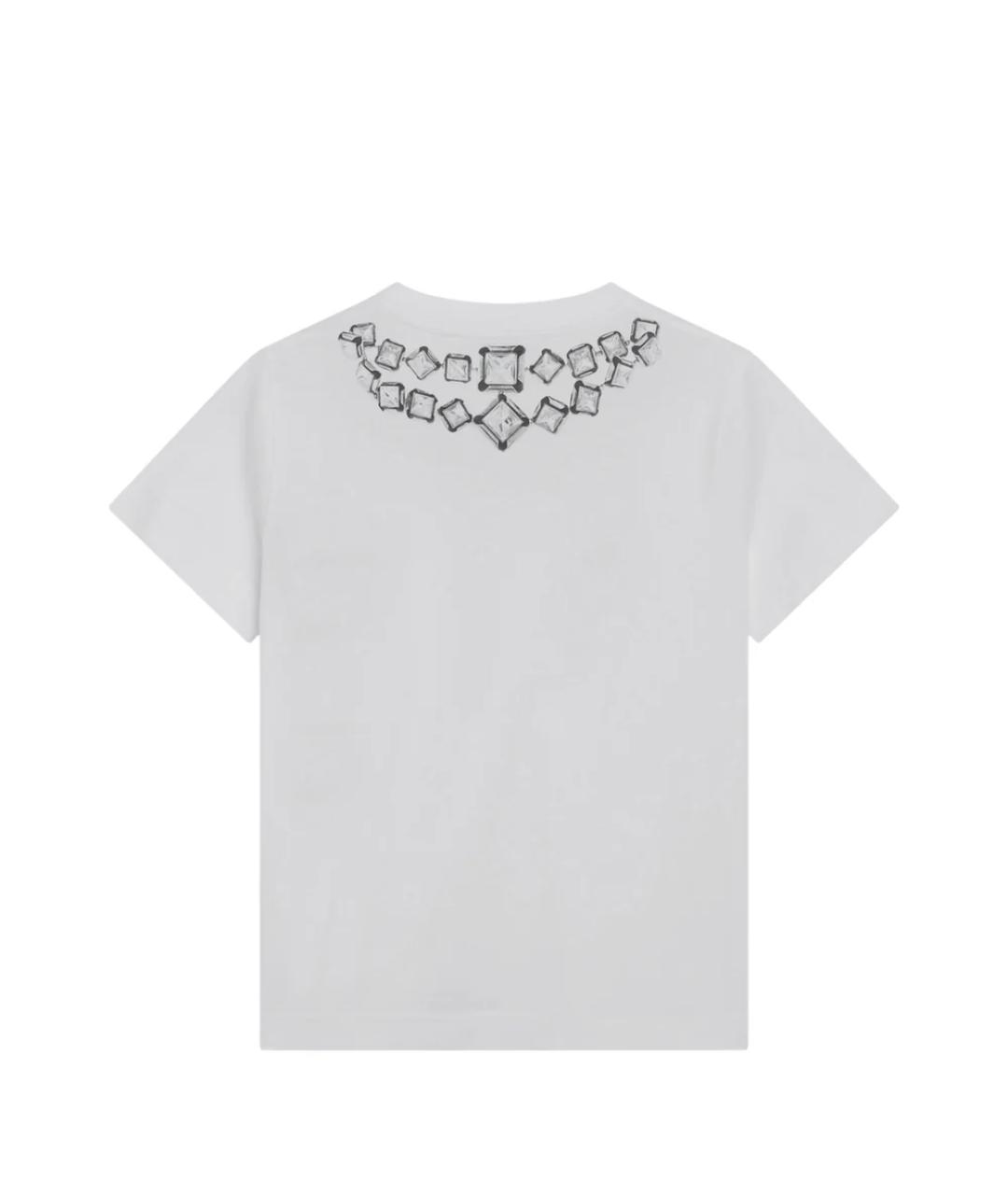 GIVENCHY Белая хлопковая футболка, фото 2