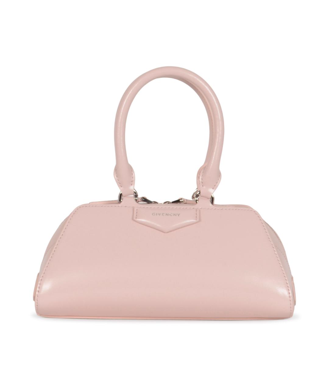 GIVENCHY Розовая кожаная сумка тоут, фото 1