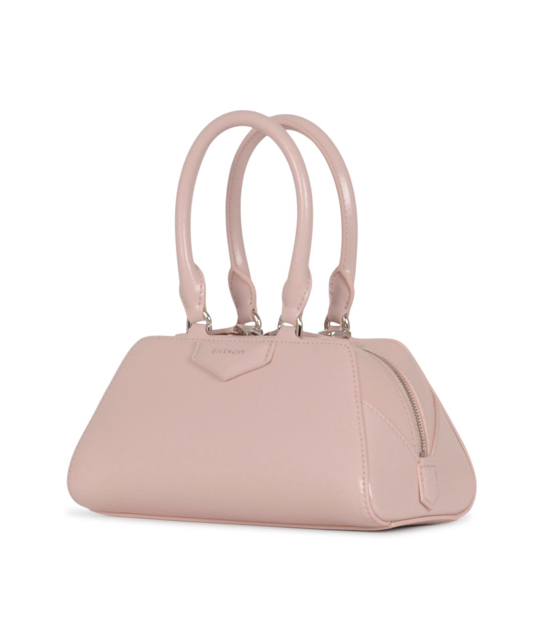 GIVENCHY Розовая кожаная сумка тоут, фото 2