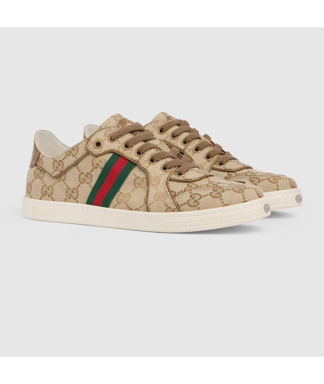 GUCCI Бежевые кроссовки, фото 2