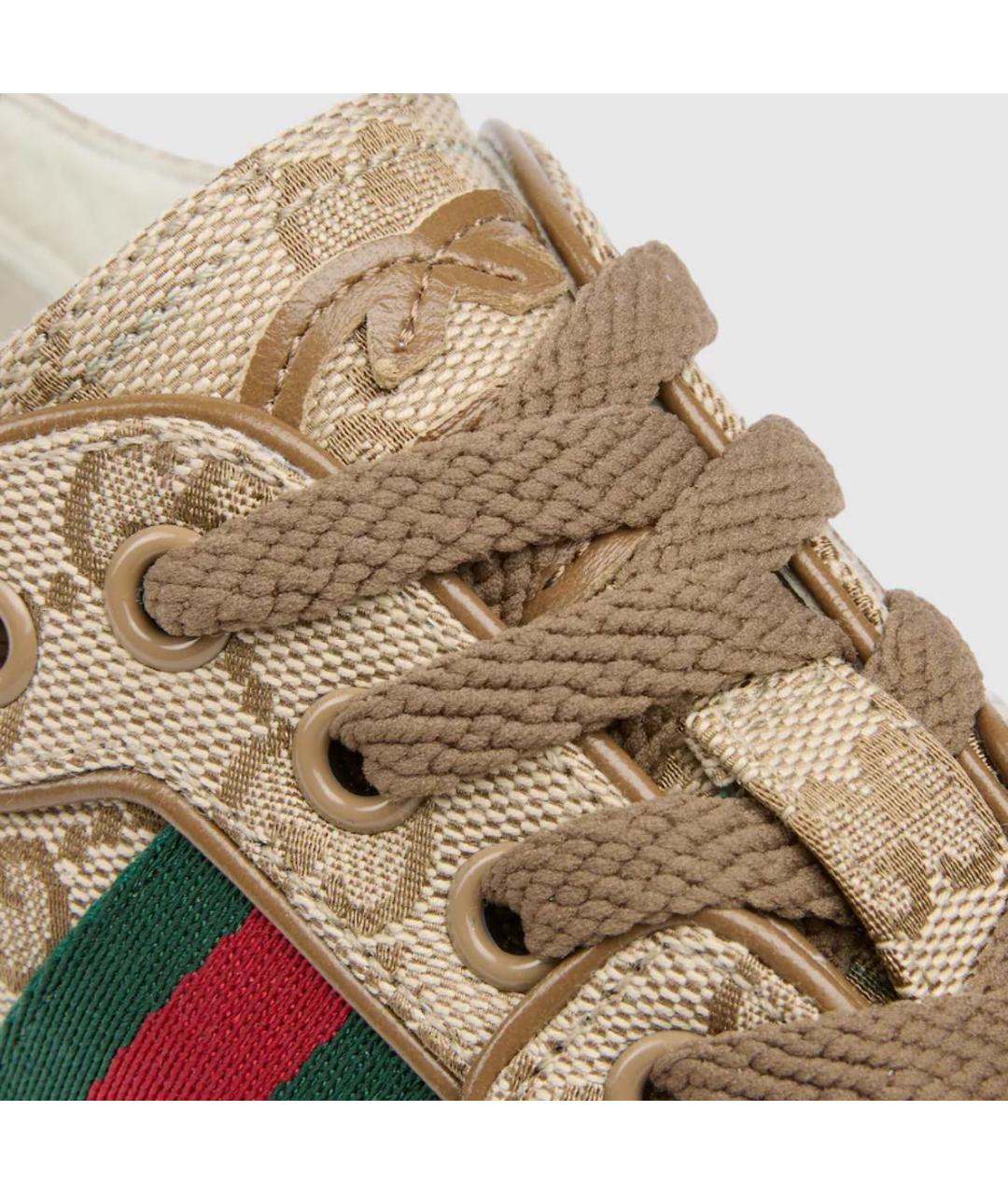 GUCCI Бежевые кроссовки, фото 3