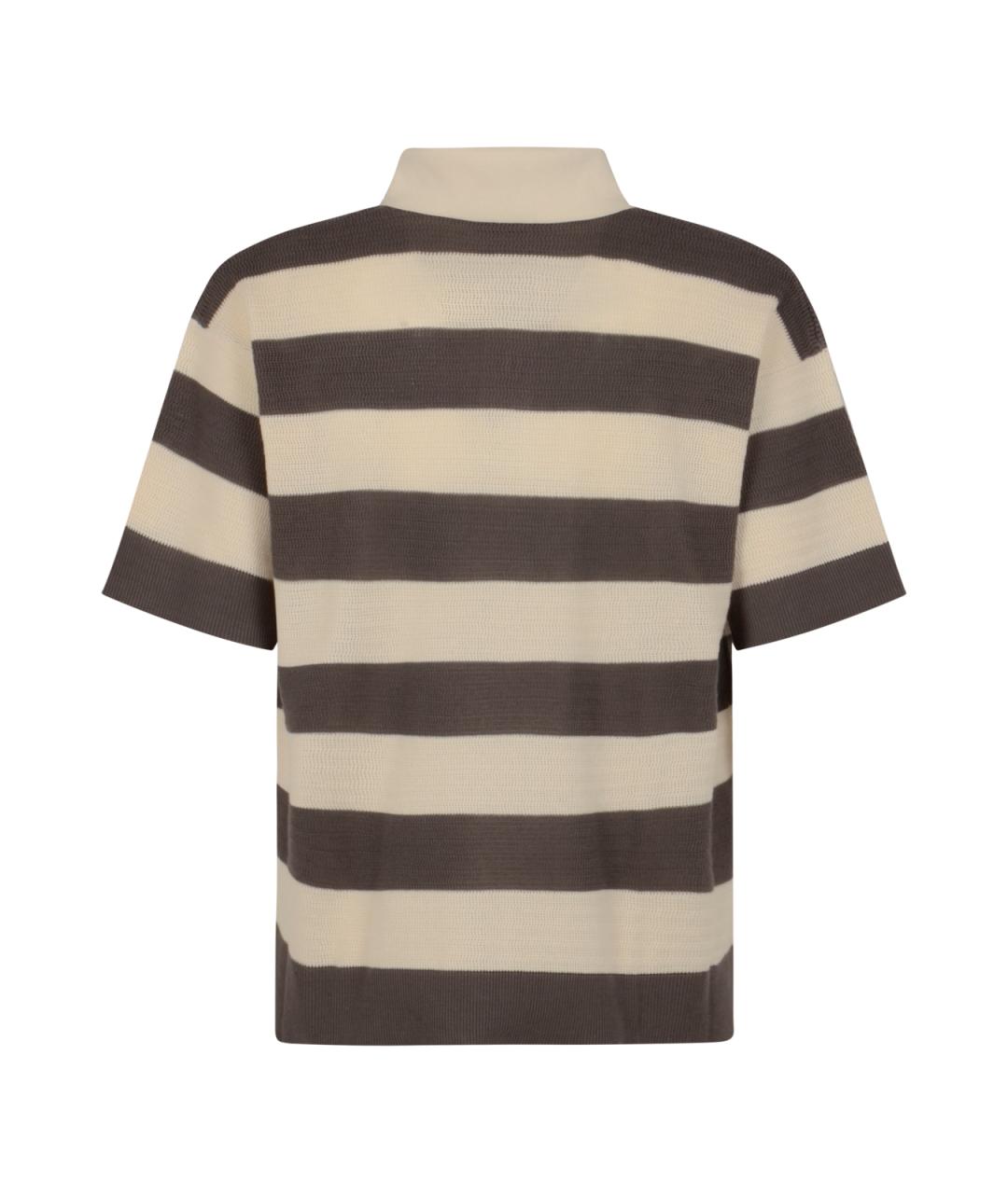 Ami Paris Мульти хлопковое поло с коротким рукавом, фото 2