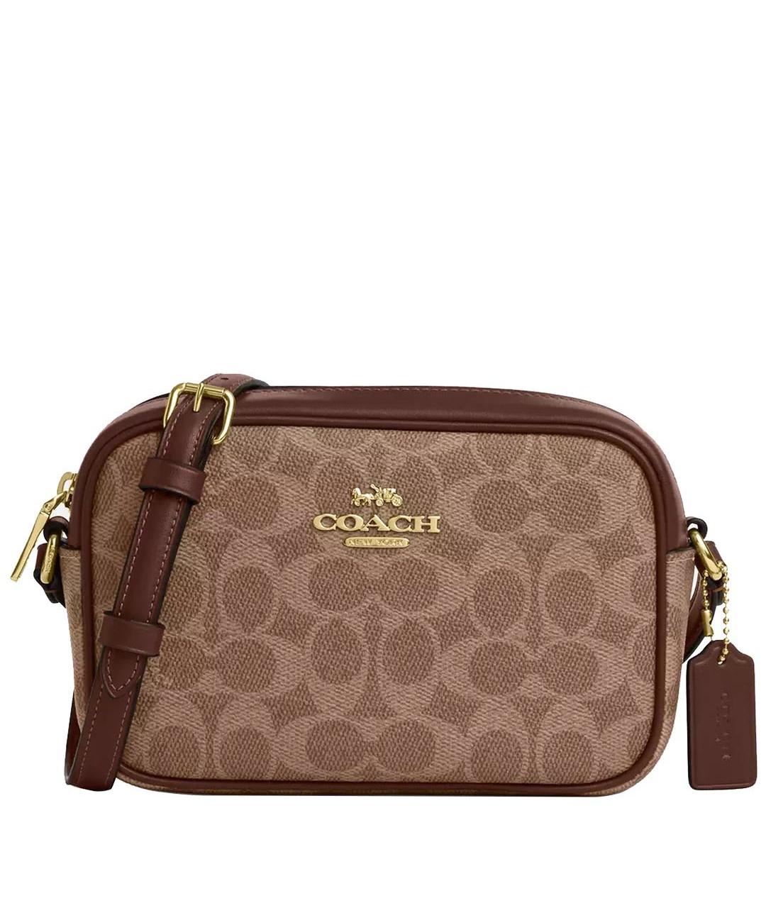 COACH Коричневая сумка через плечо, фото 9