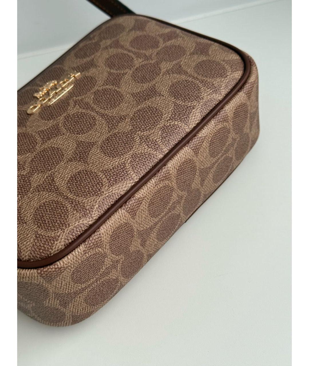 COACH Коричневая сумка через плечо, фото 7