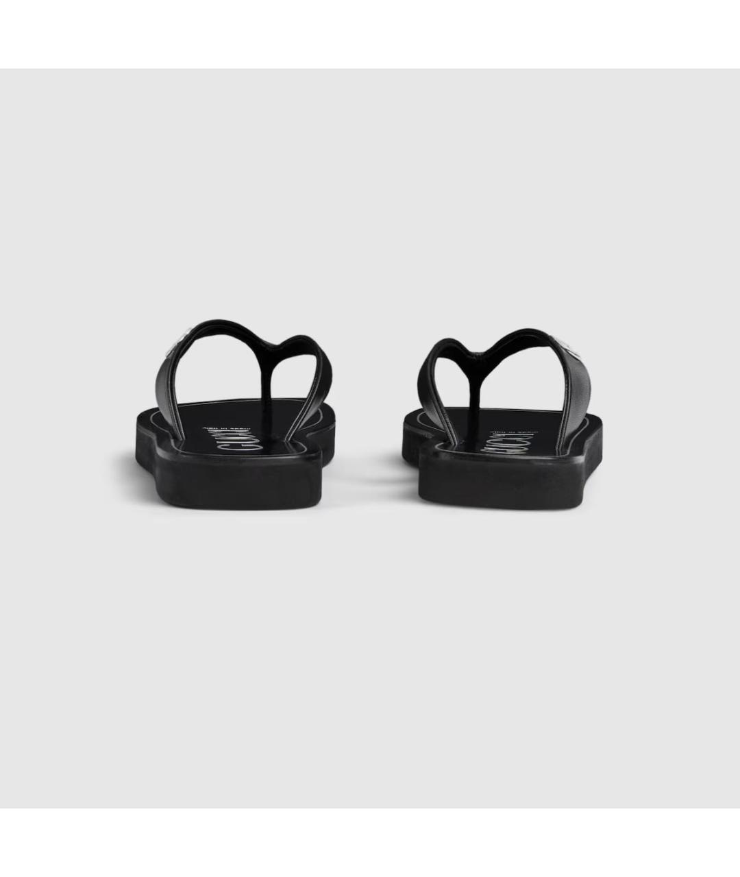 GUCCI Черные сандалии, фото 3