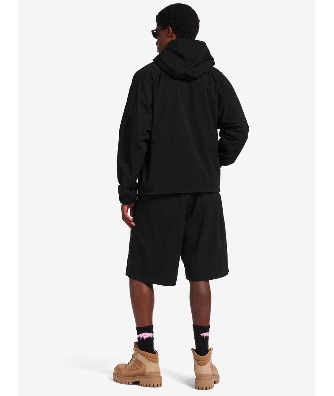 BALENCIAGA Черная полиамидовая куртка, фото 3