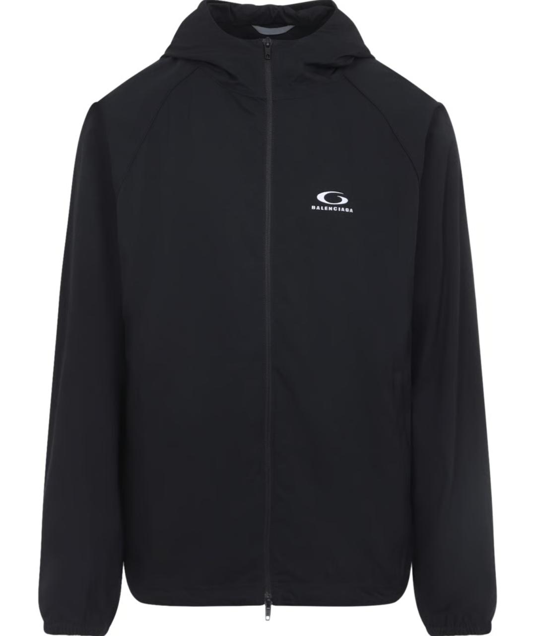 BALENCIAGA Черная полиамидовая куртка, фото 1