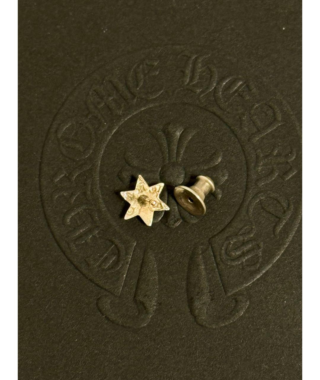 CHROME HEARTS Серебряные серебряные серьги, фото 3