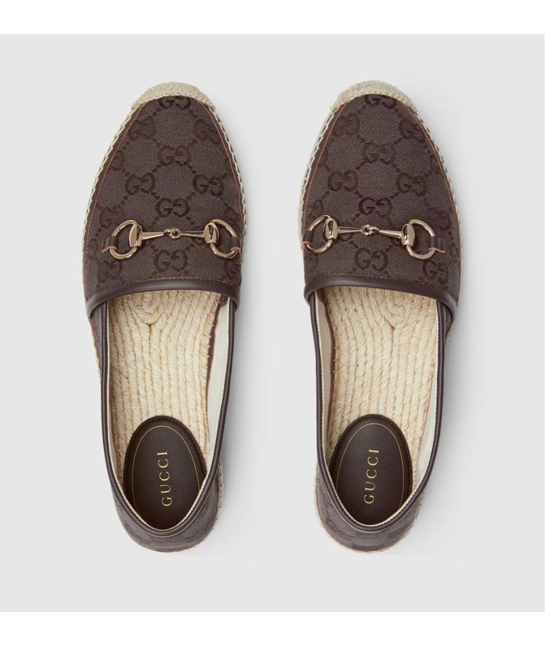 GUCCI Коричневые эспадрильи, фото 4