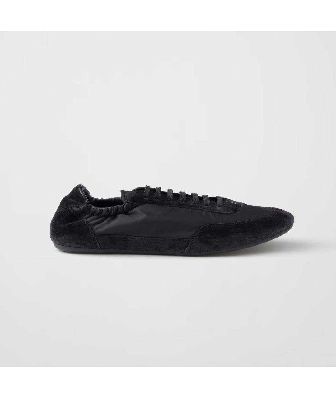 PRADA Черные низкие кроссовки / кеды, фото 6