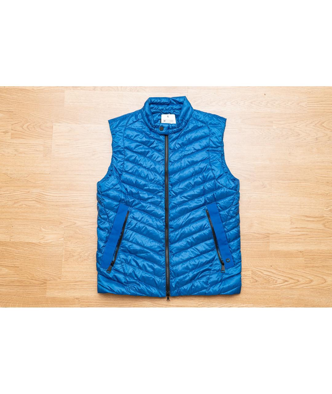 BOGNER Синий полиэстеровый жилет, фото 4