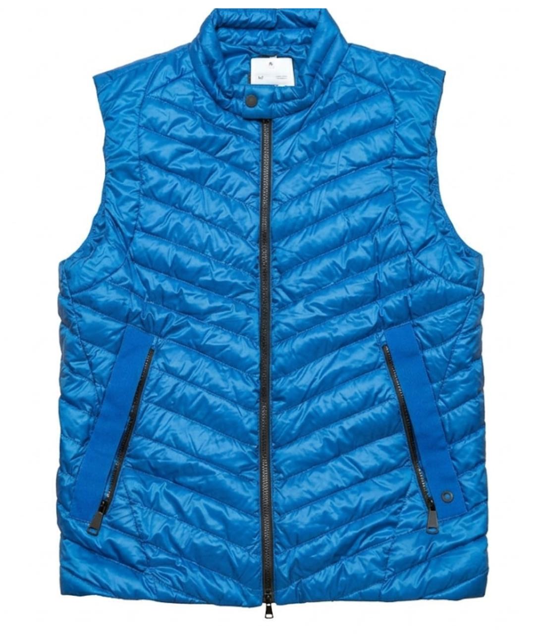 BOGNER Синий полиэстеровый жилет, фото 1