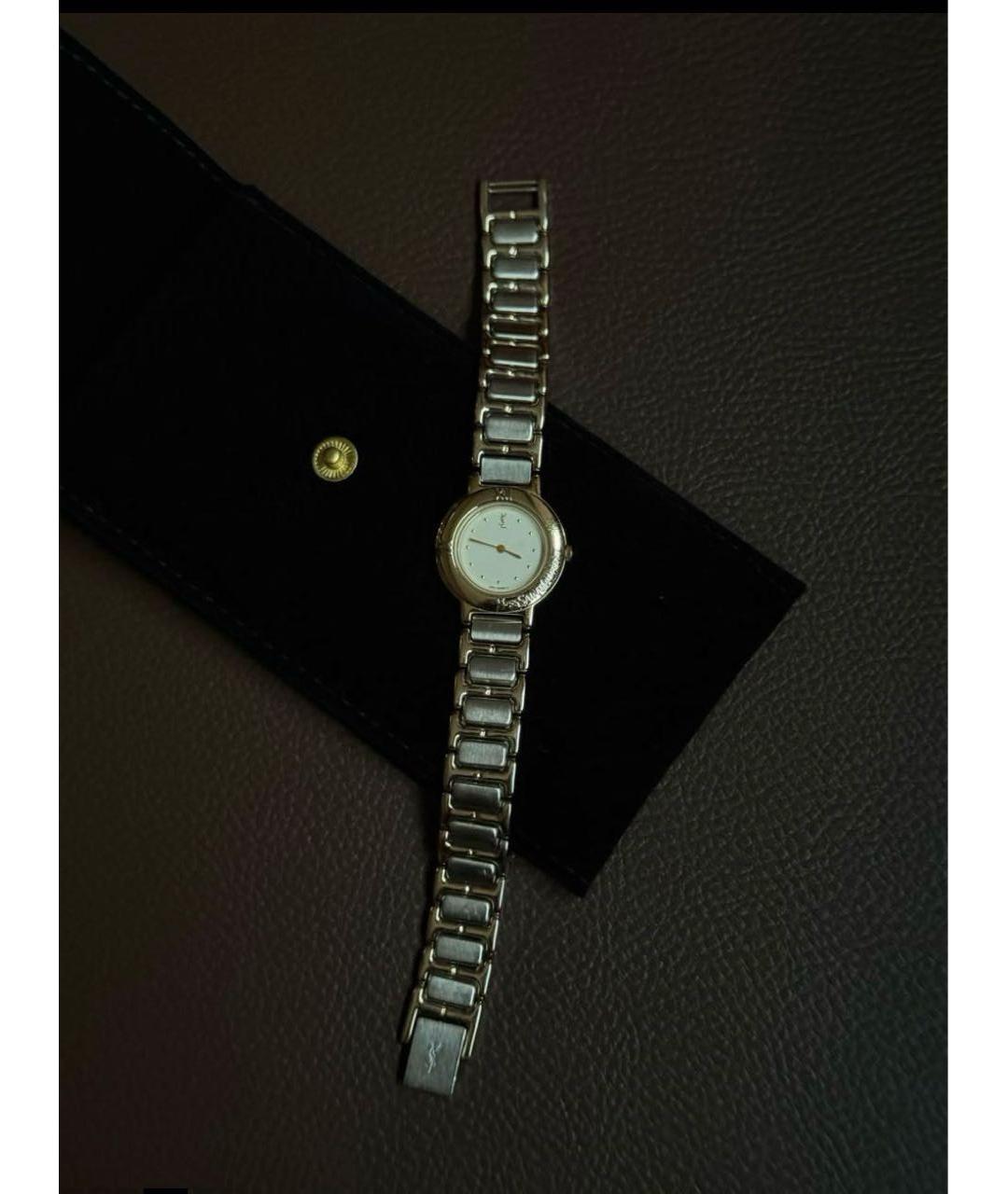 SAINT LAURENT Золотые латунные часы, фото 5