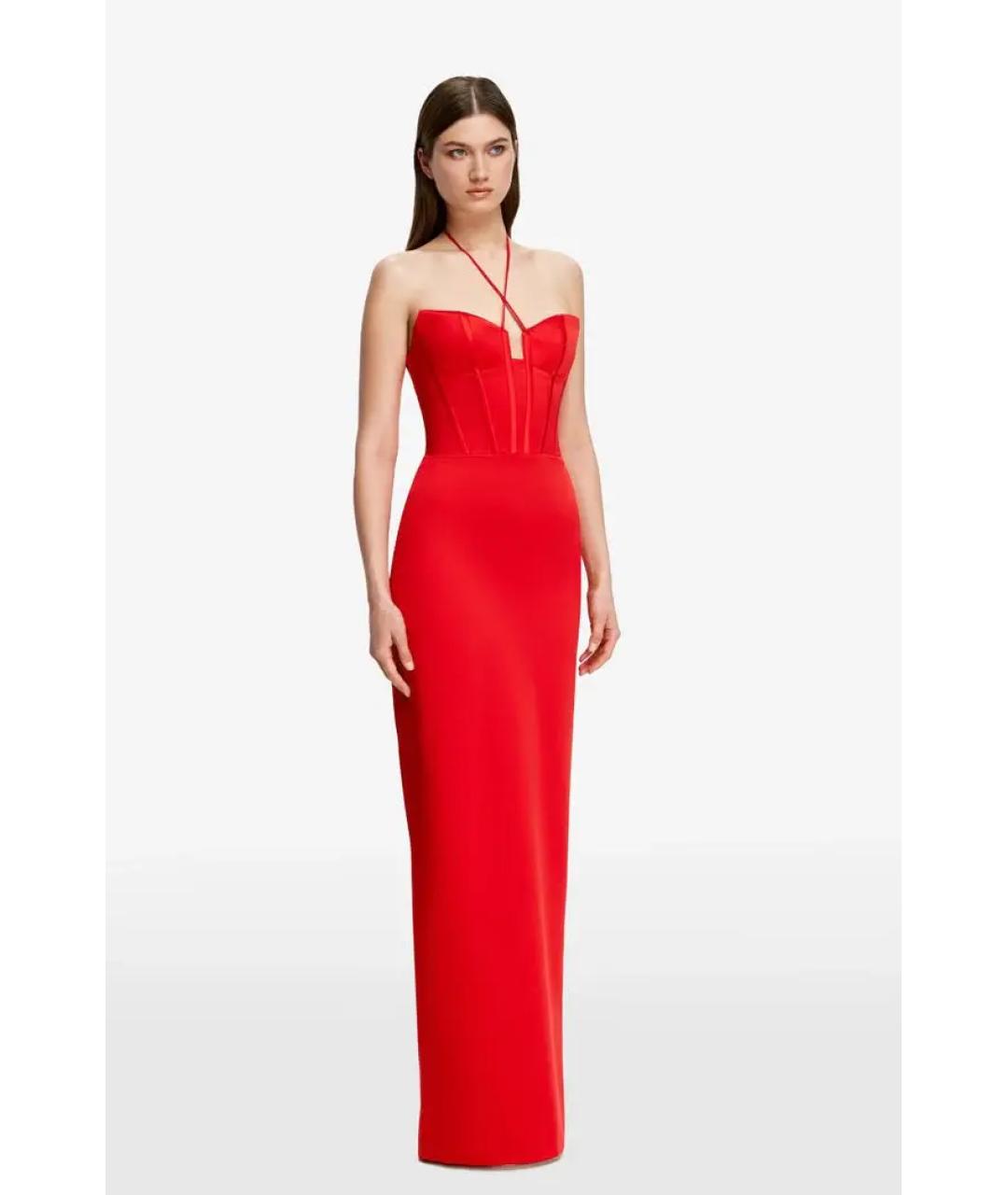 RASARIO Красное полиэстеровое вечернее платье, фото 3