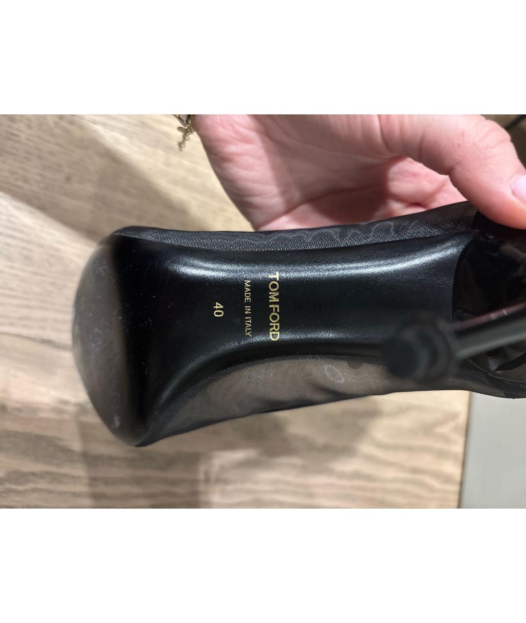 TOM FORD Черные туфли, фото 6