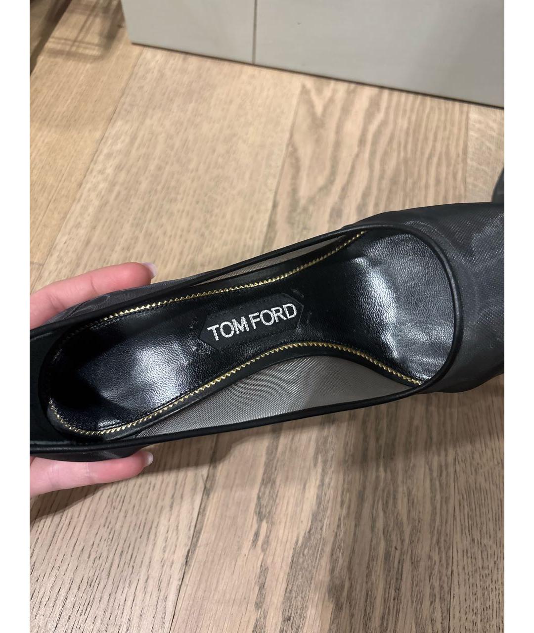 TOM FORD Черные туфли, фото 5