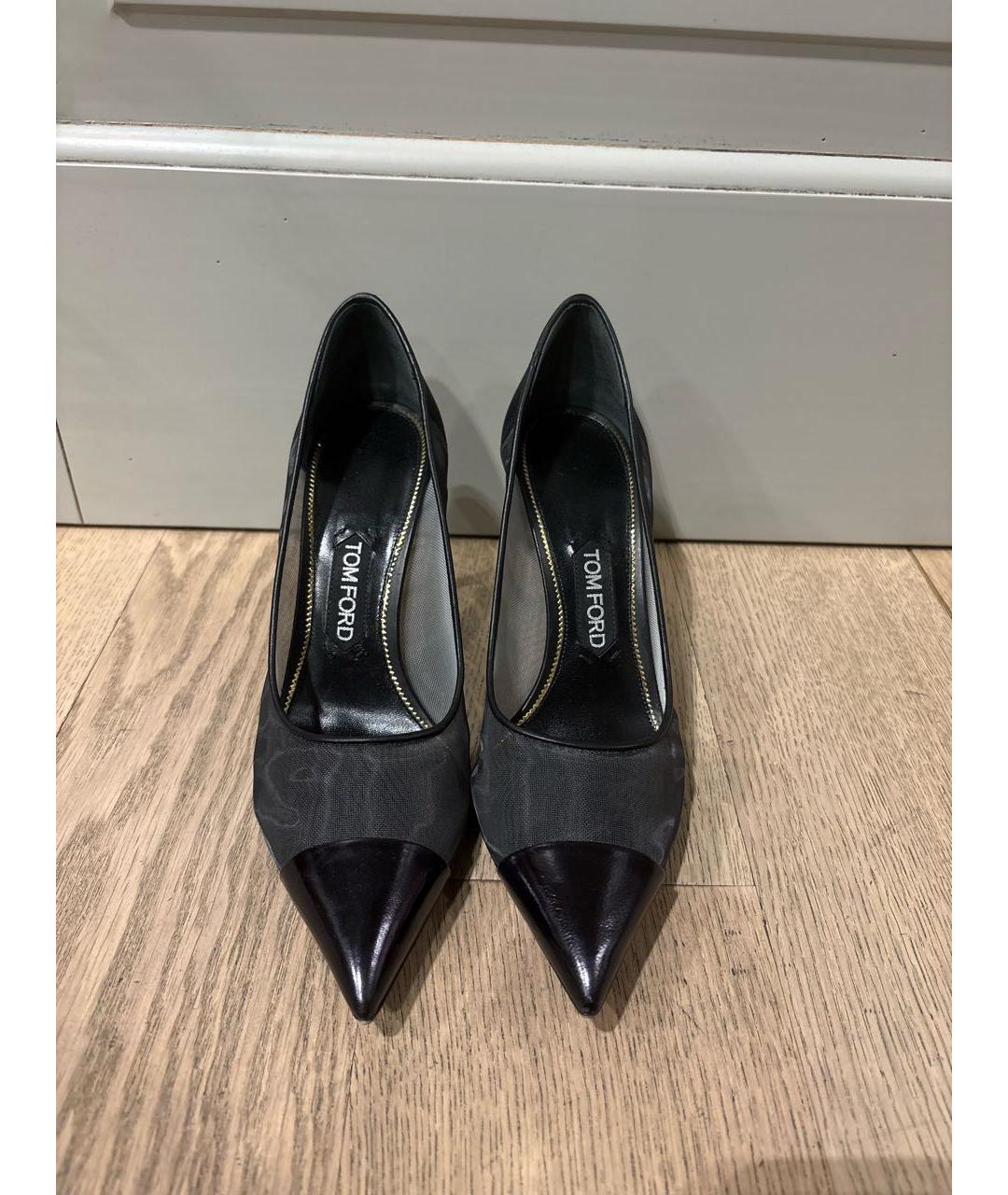 TOM FORD Черные туфли, фото 2