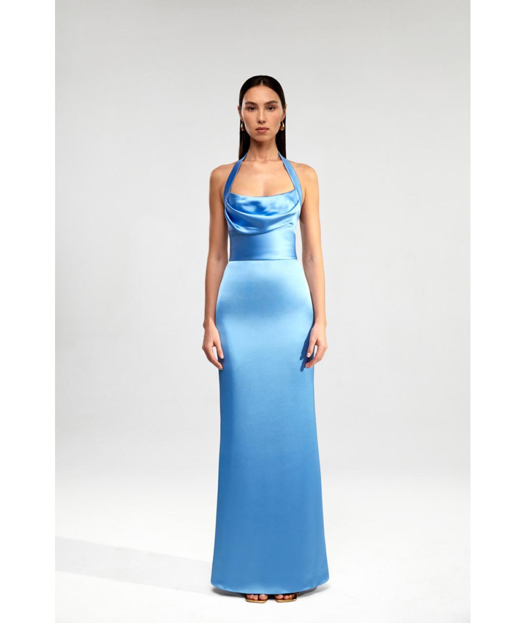 RASARIO Голубое полиэстеровое вечернее платье, фото 2