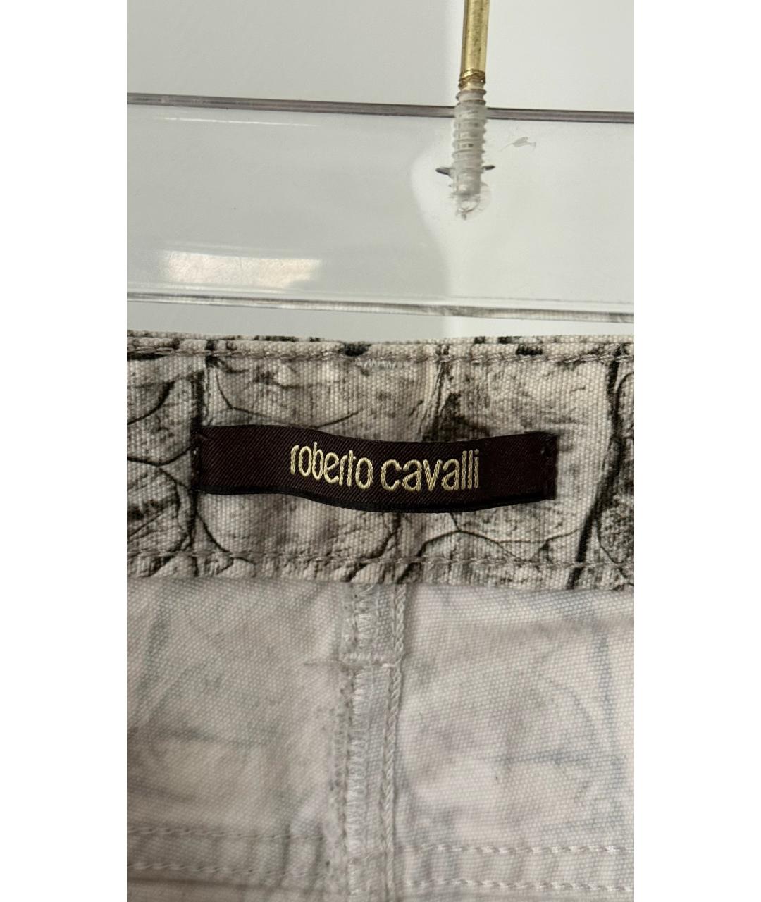 ROBERTO CAVALLI Белые прямые джинсы, фото 6