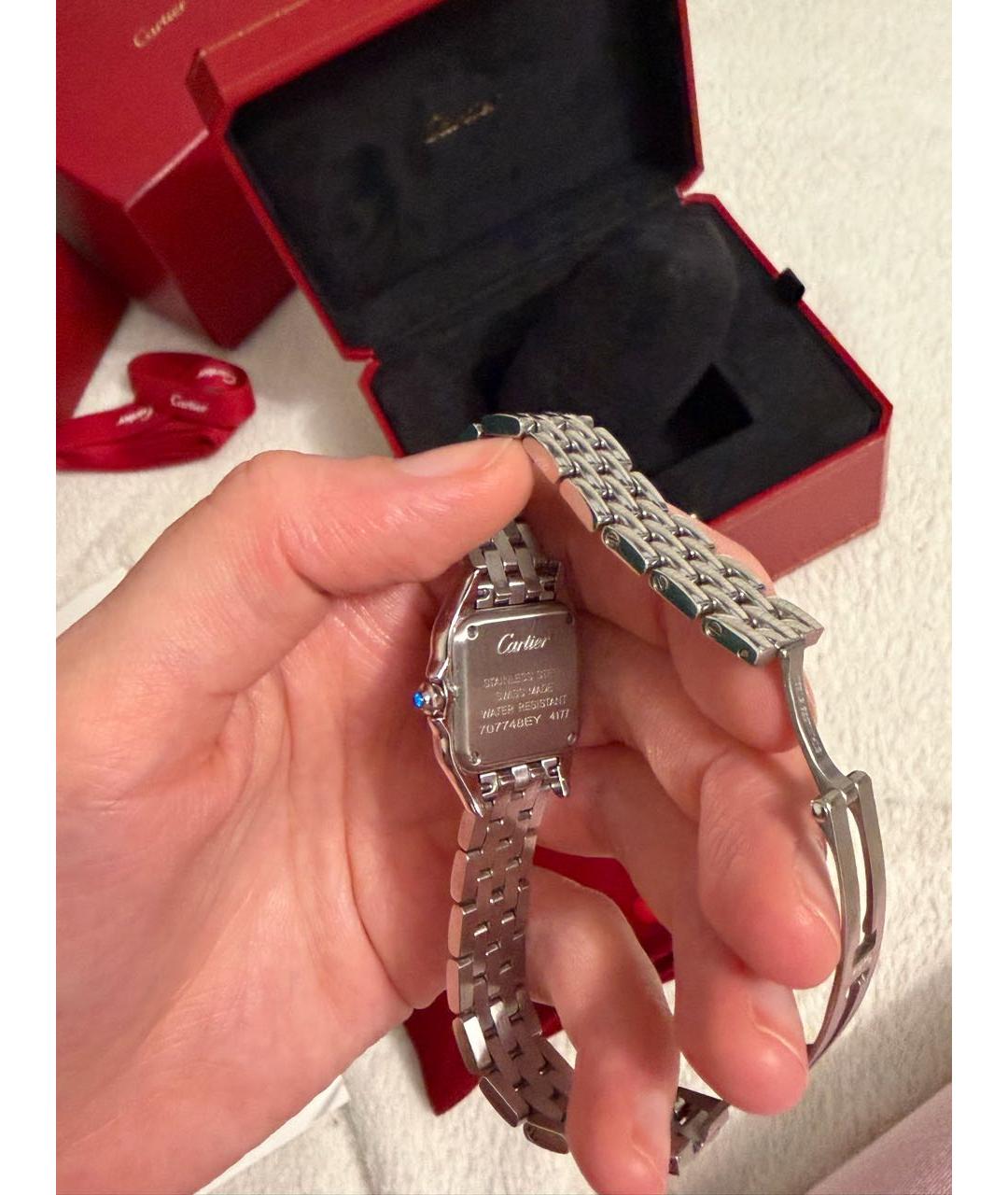 CARTIER Серебряные часы, фото 3