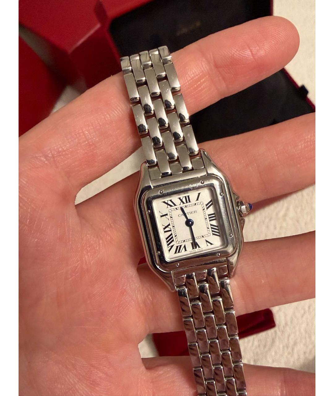 CARTIER Серебряные часы, фото 4