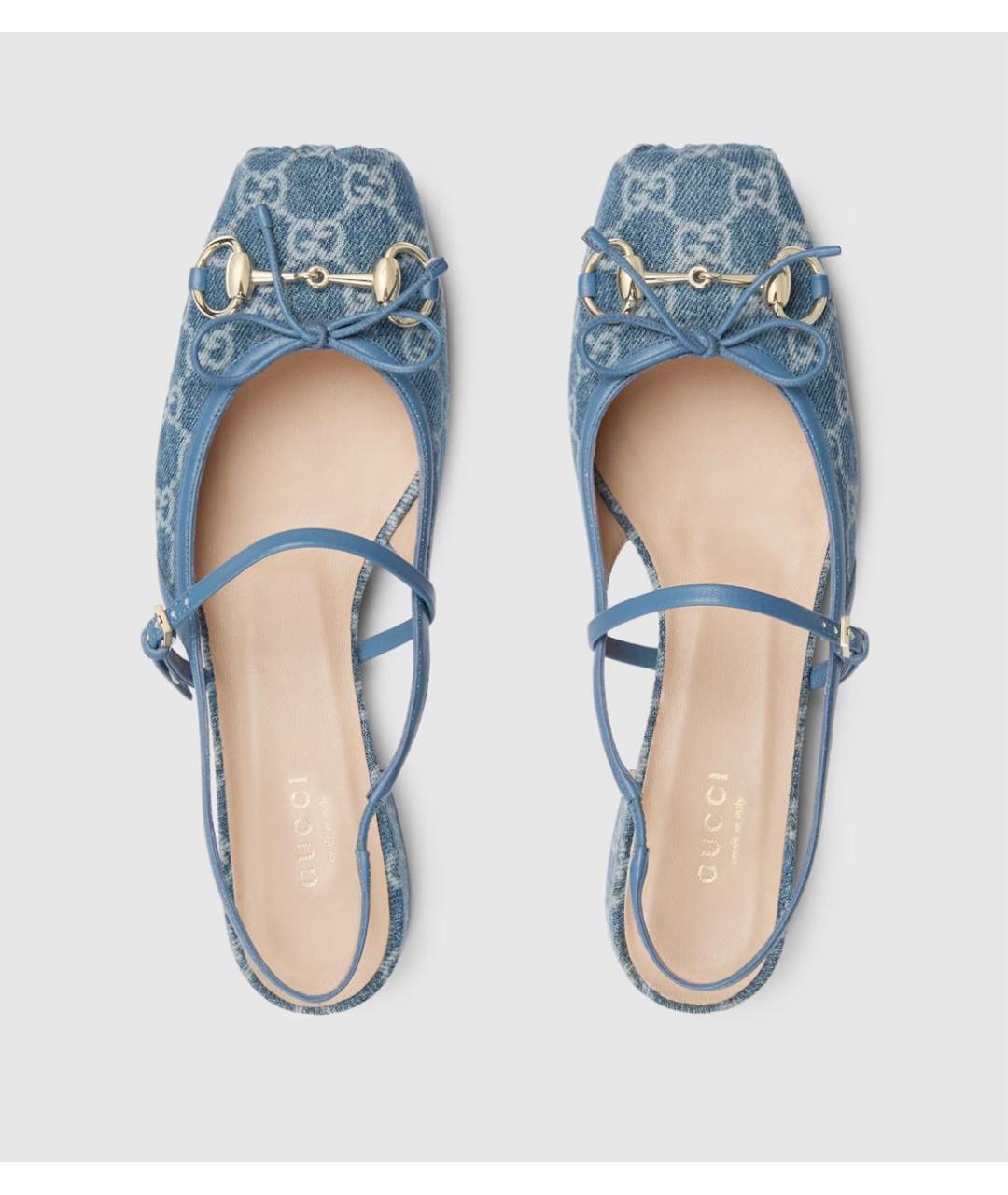 GUCCI Синие туфли, фото 5