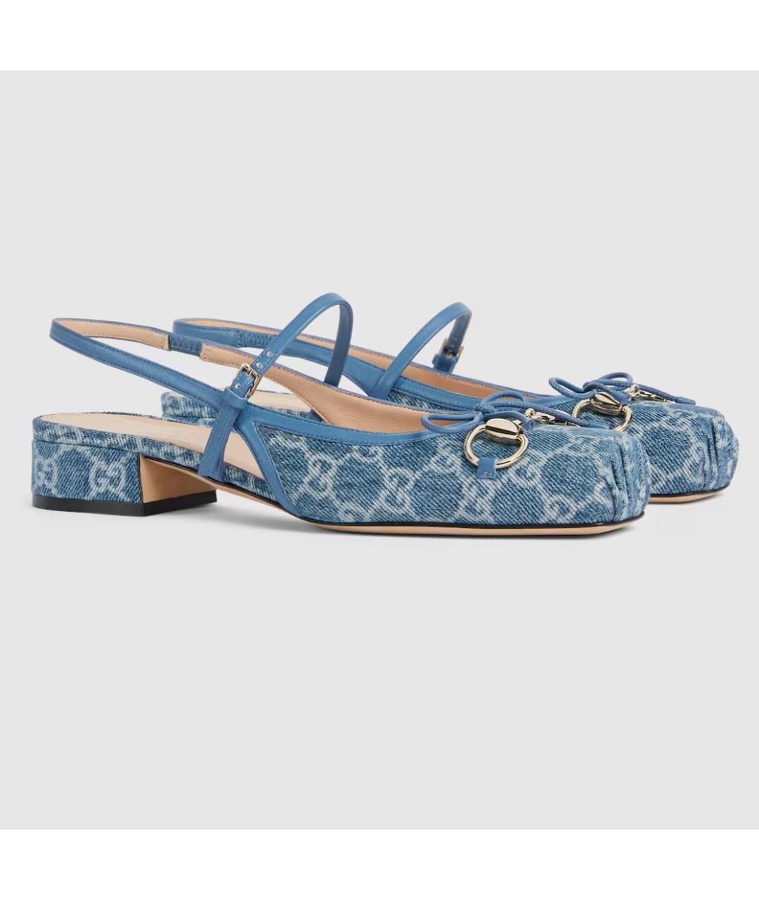 GUCCI Синие туфли, фото 2