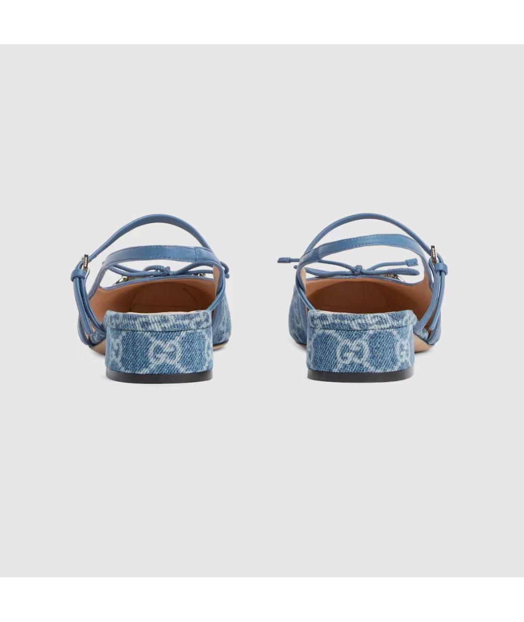 GUCCI Синие туфли, фото 4