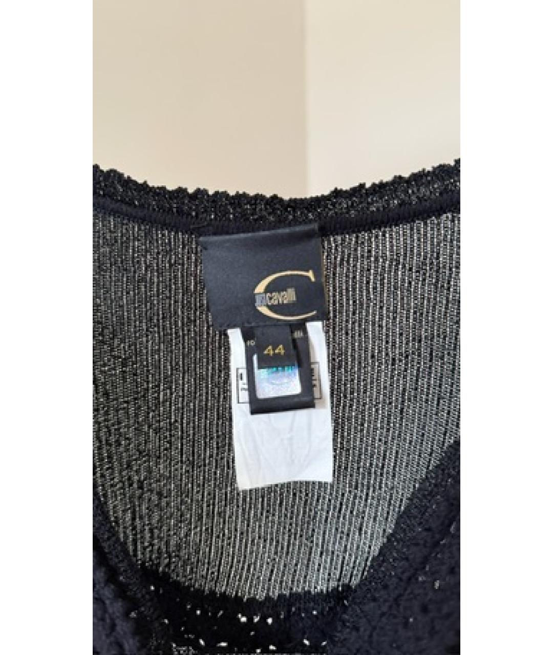 JUST CAVALLI Черная майка, фото 4