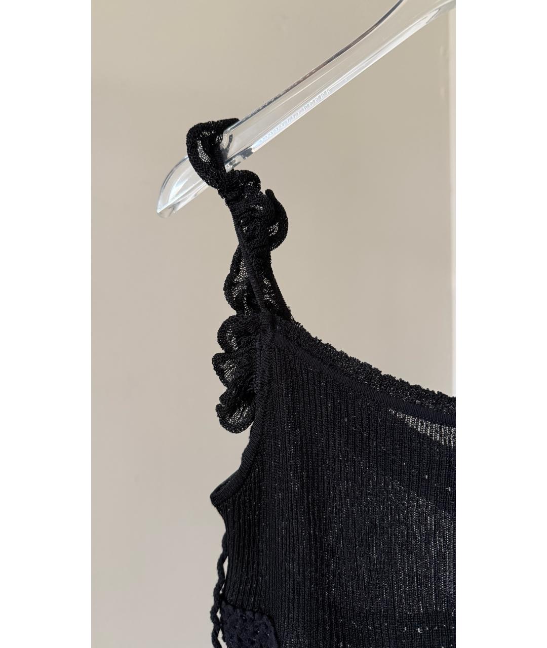 JUST CAVALLI Черная майка, фото 3