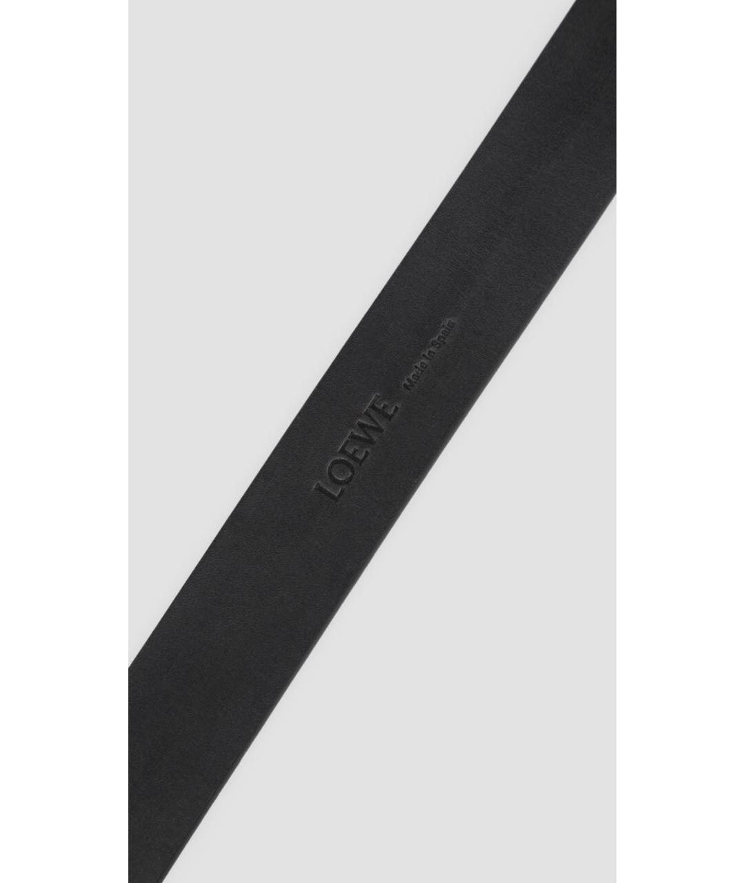 LOEWE Черный кожаный ремень, фото 7