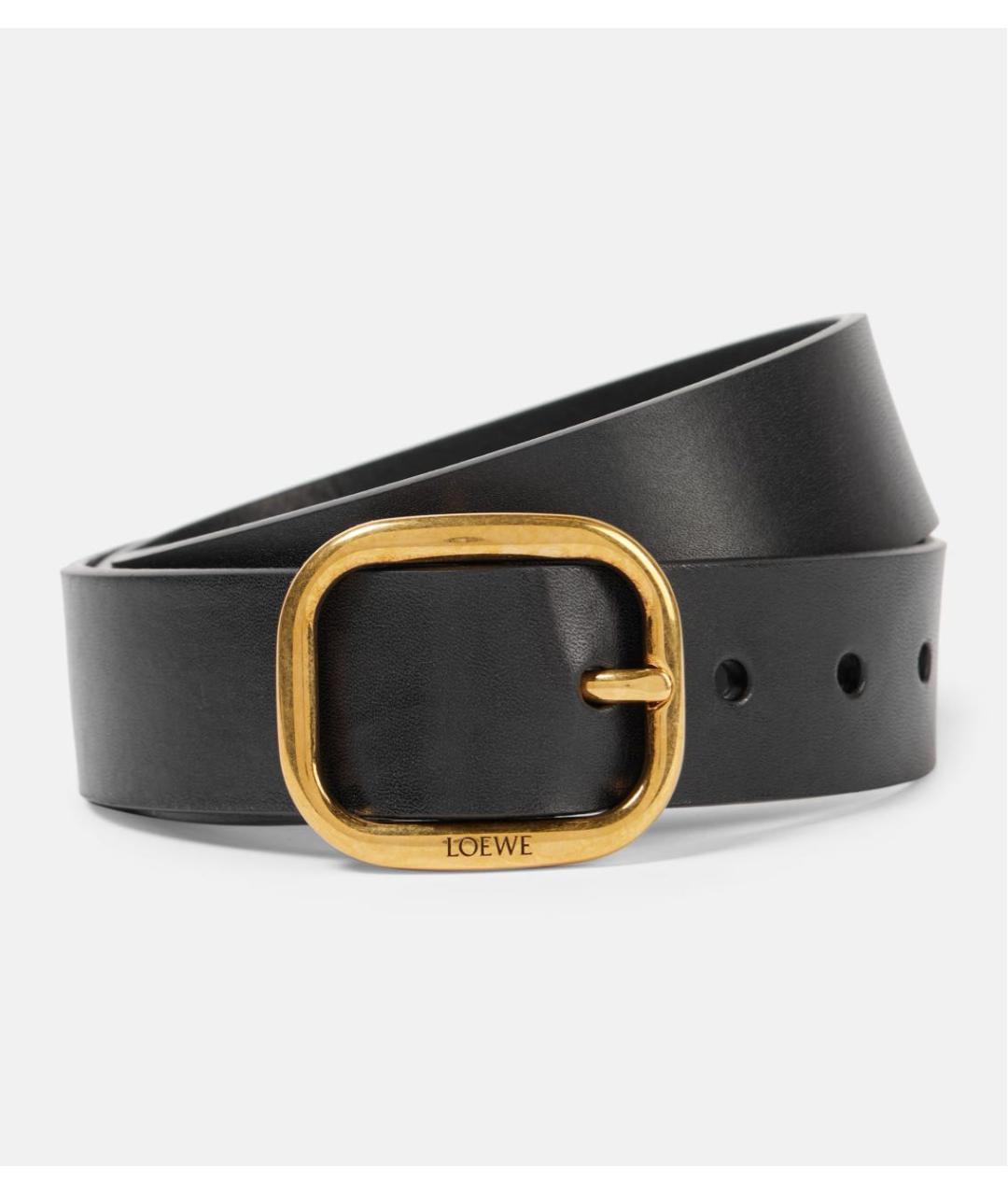 LOEWE Черный кожаный ремень, фото 8