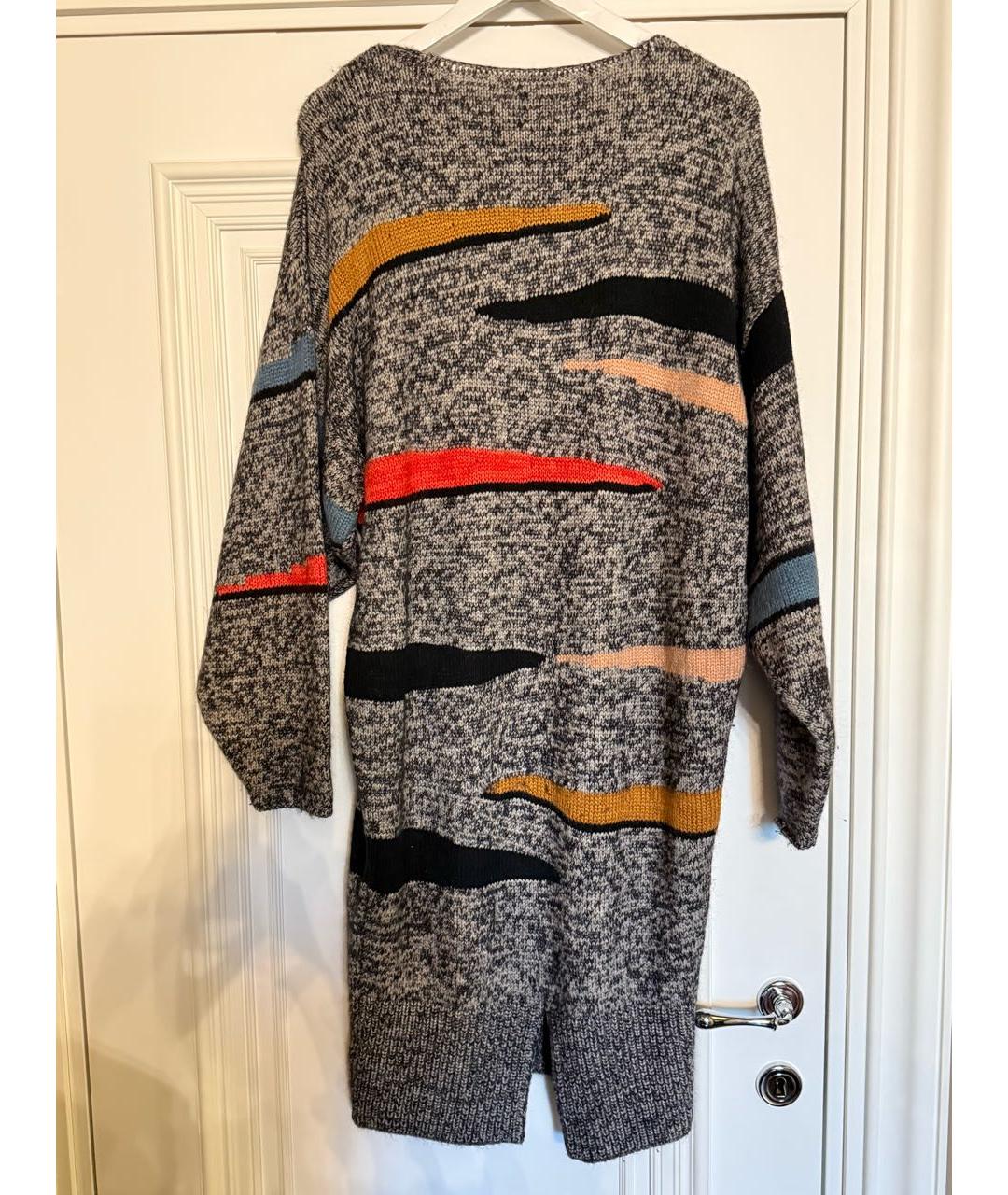 CHLOE Мульти шерстяное повседневное платье, фото 2