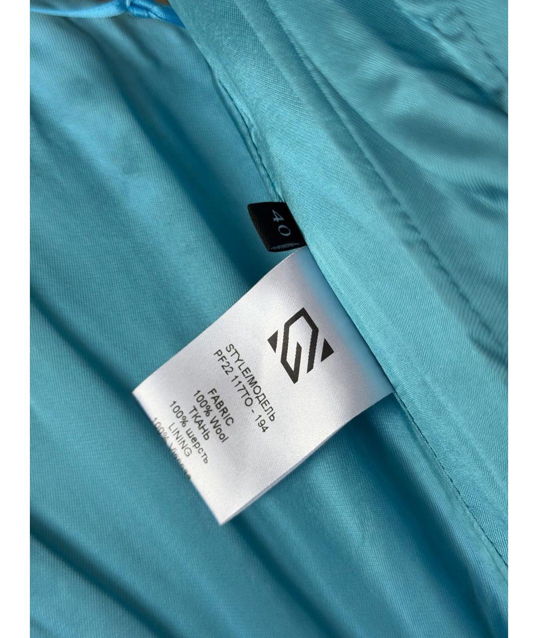 GIUSEPPE DI MORABITO Бирюзовый шерстяной корсет, фото 6