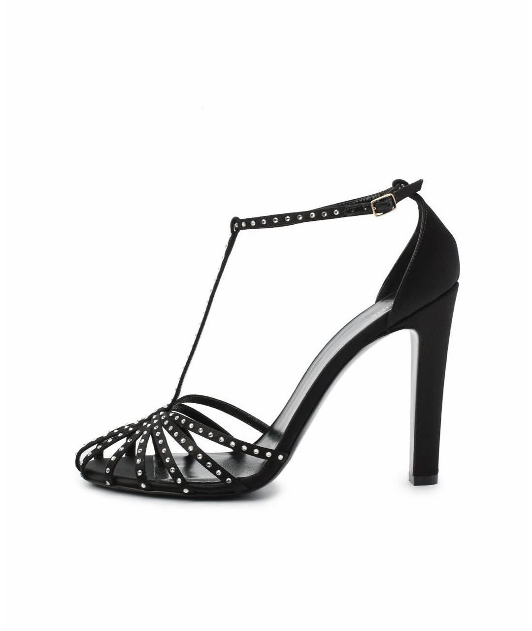 CELINE Черные босоножки, фото 8