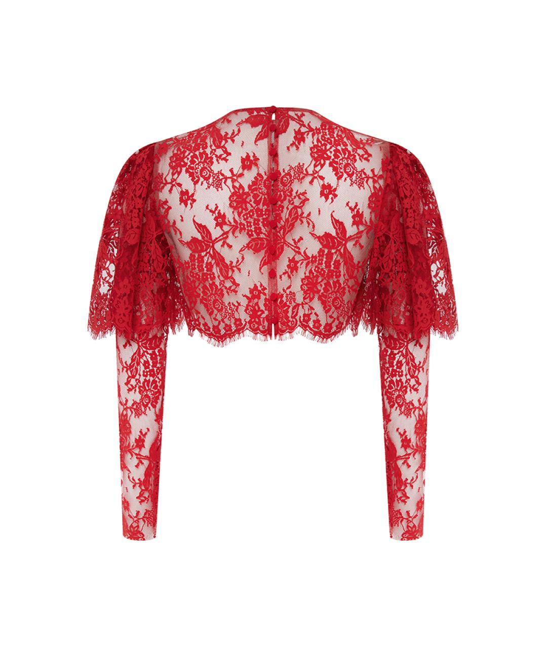 RASARIO Красная кружевная блузы, фото 3