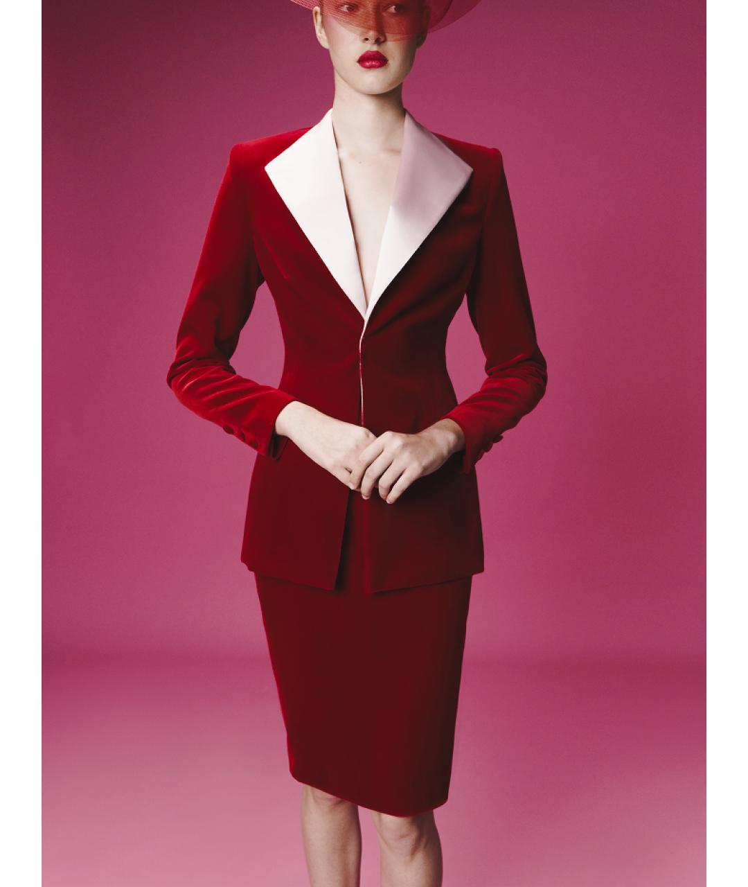 RASARIO Черная бархатная юбка миди, фото 2