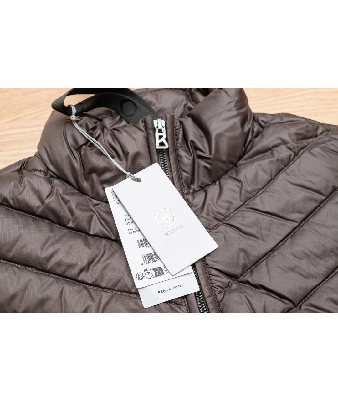 BOGNER Коричневый полиэстеровый жилет, фото 3