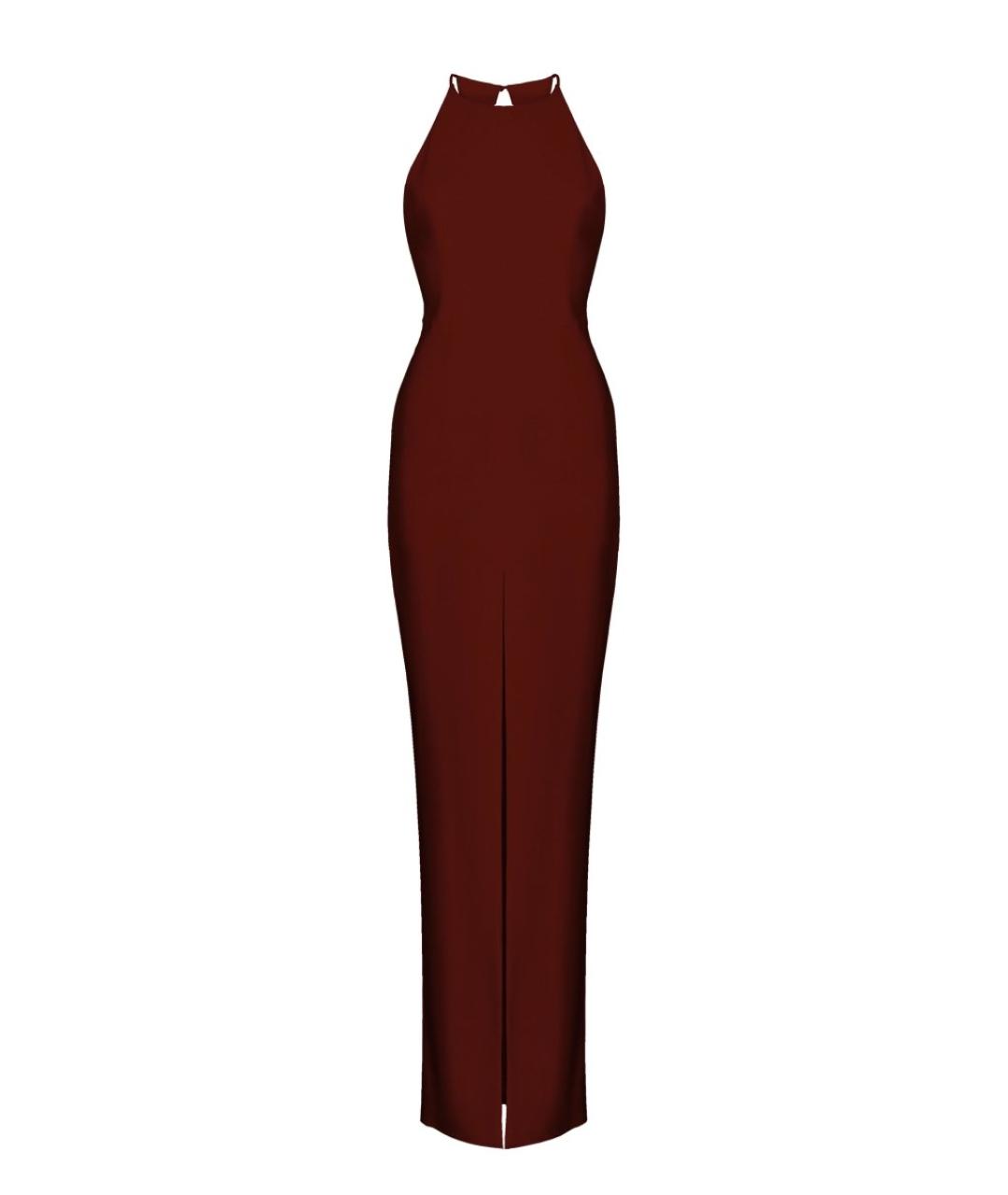 RASARIO Бордовое полиэстеровое вечернее платье, фото 1