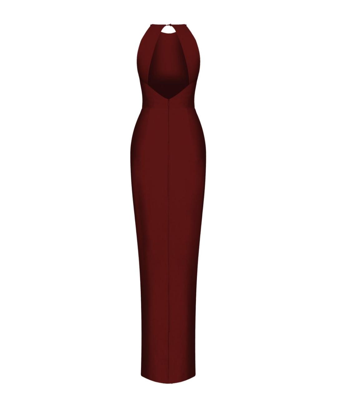 RASARIO Бордовое полиэстеровое вечернее платье, фото 3