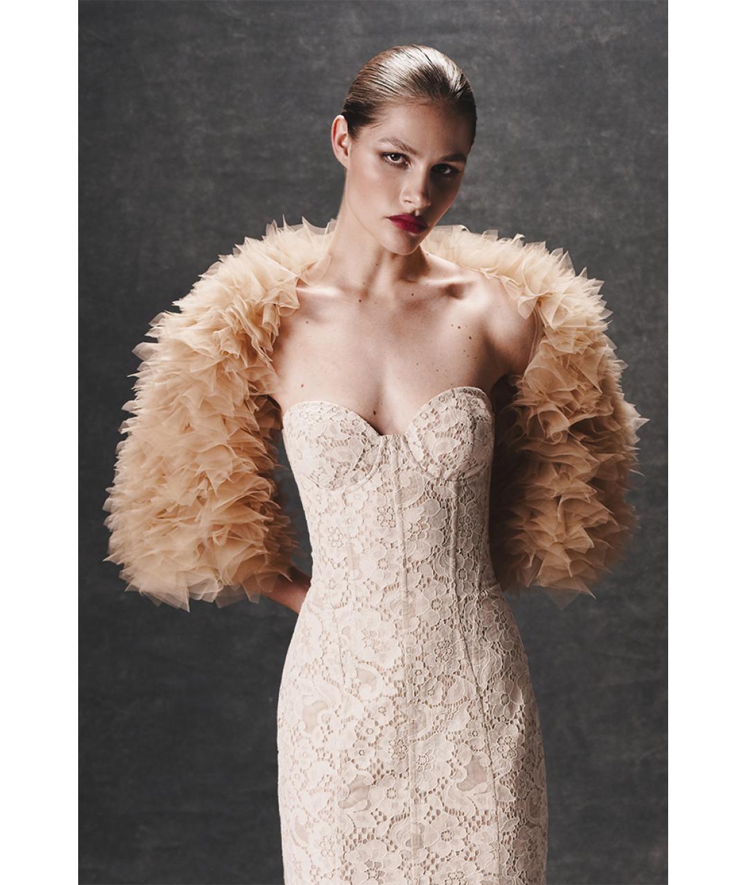 RASARIO Бежевый полиэстеровый жакет/пиджак, фото 2