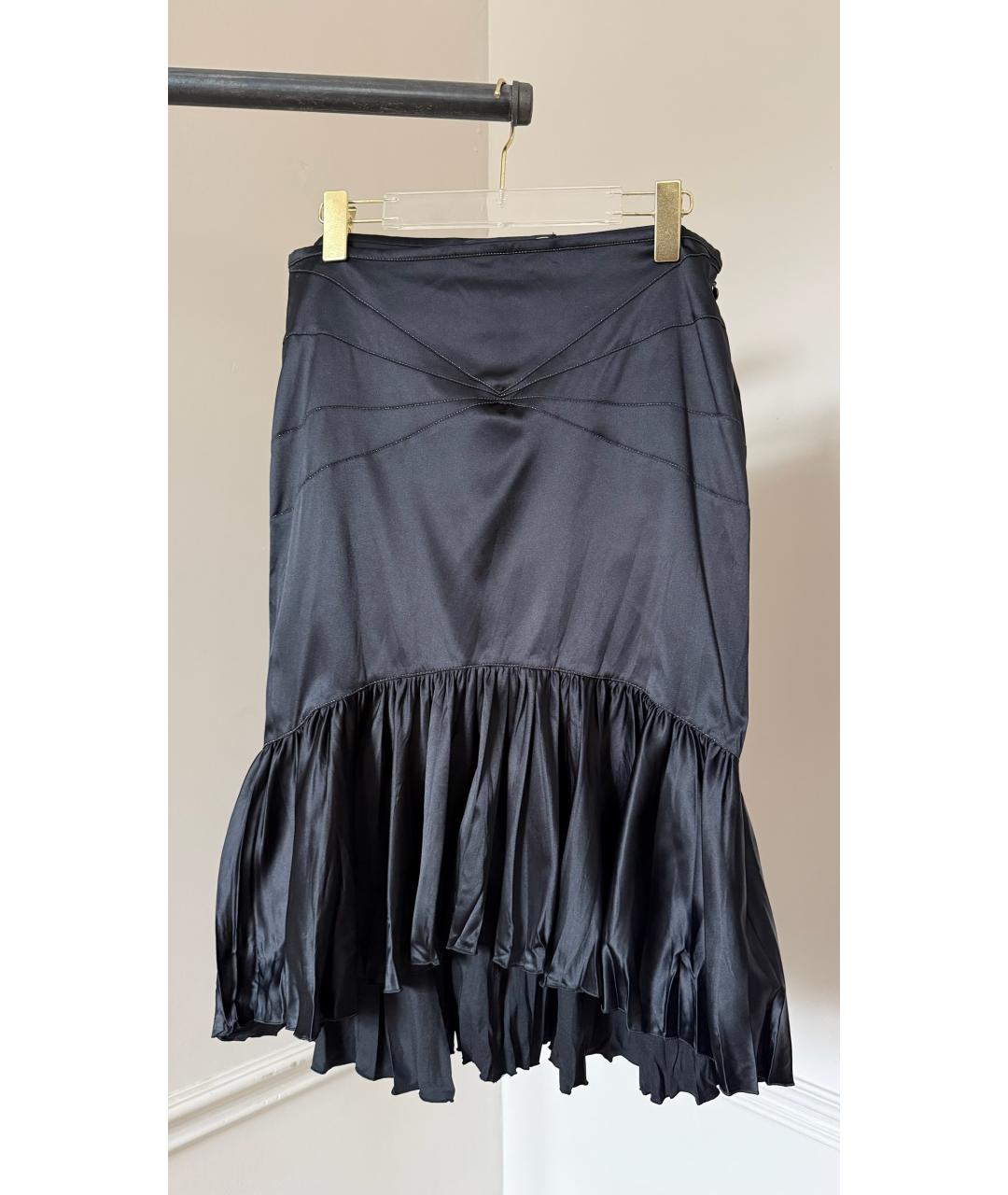 JUST CAVALLI Черная юбка миди, фото 6