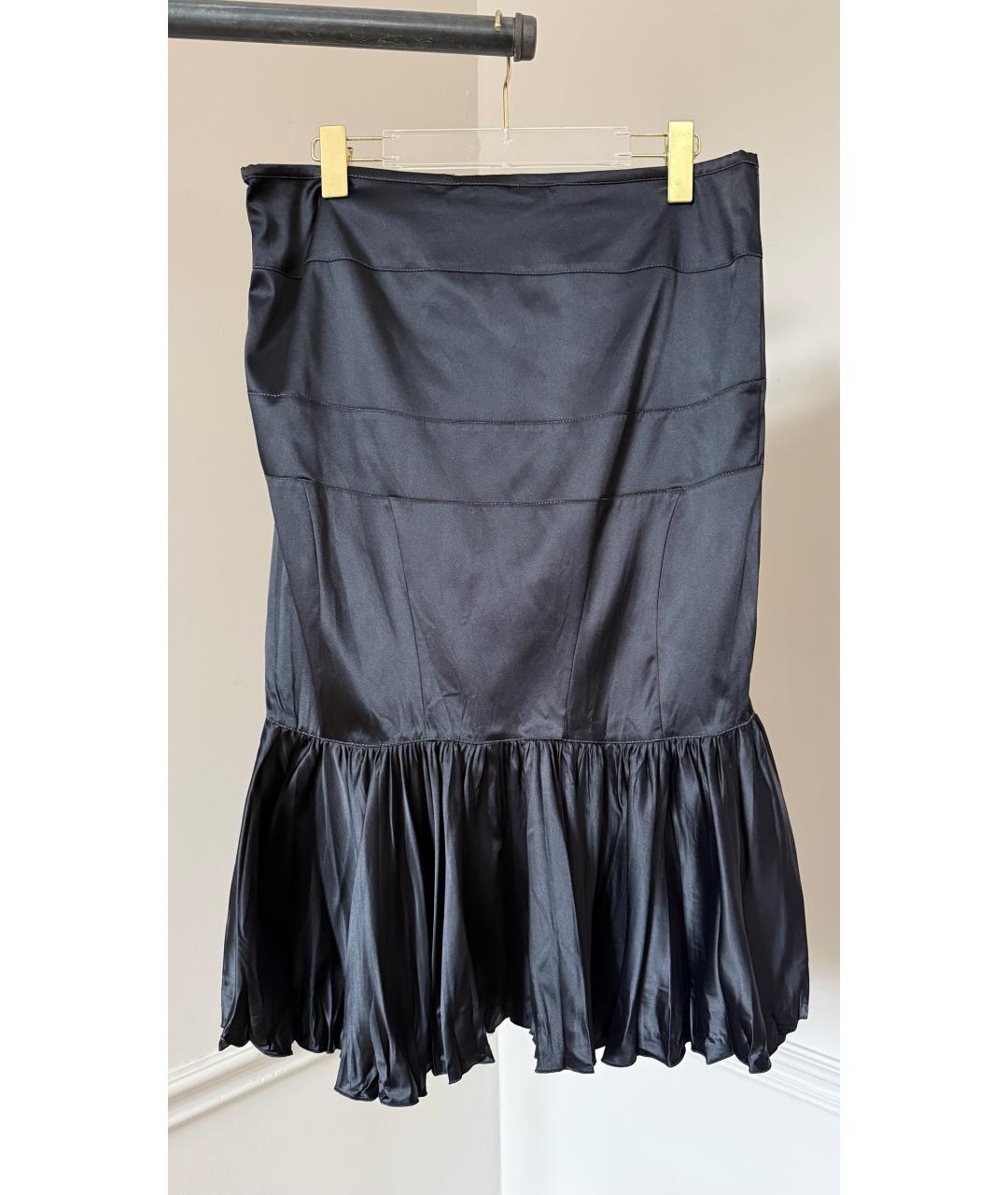 JUST CAVALLI Черная юбка миди, фото 2