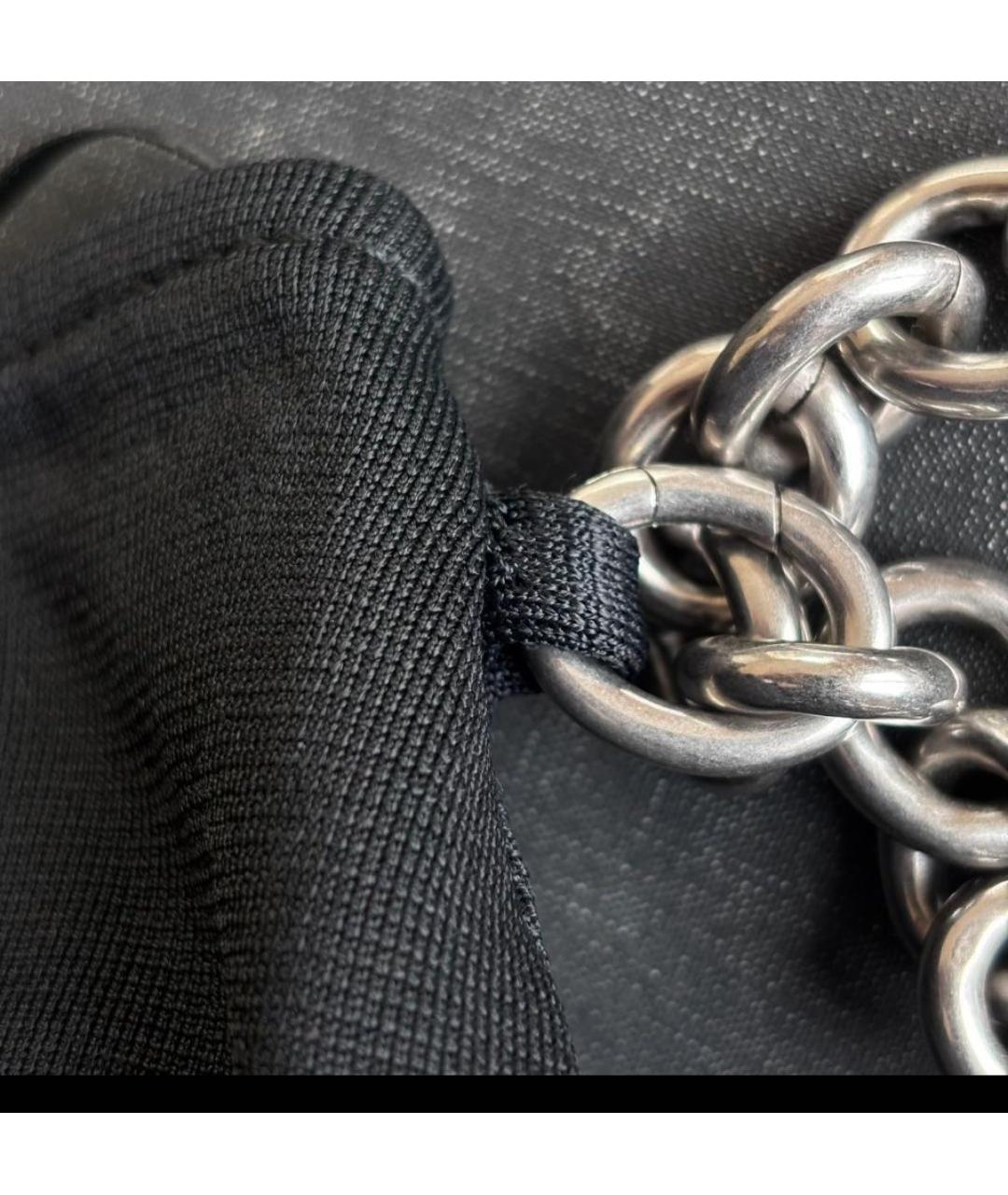 BOTTEGA VENETA Черная вискозная юбка миди, фото 6