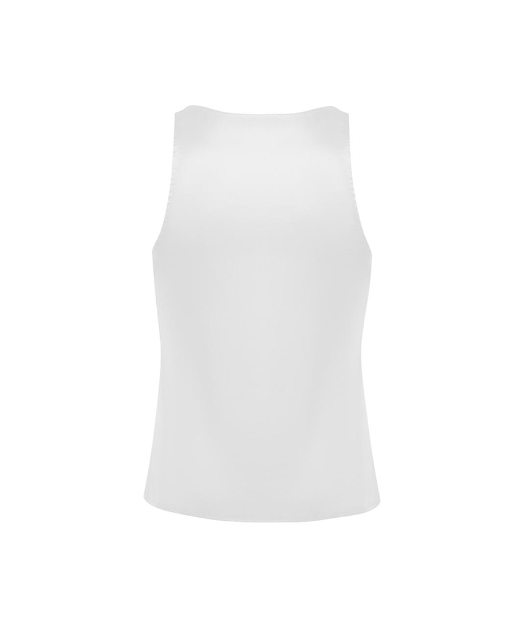 RASARIO Белая шелковая майка, фото 3