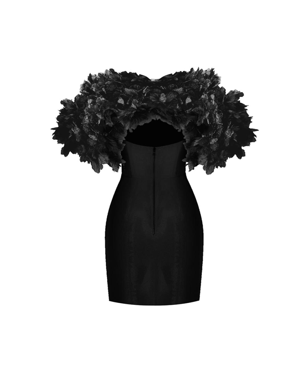 RASARIO Черное полиэстеровое вечернее платье, фото 3