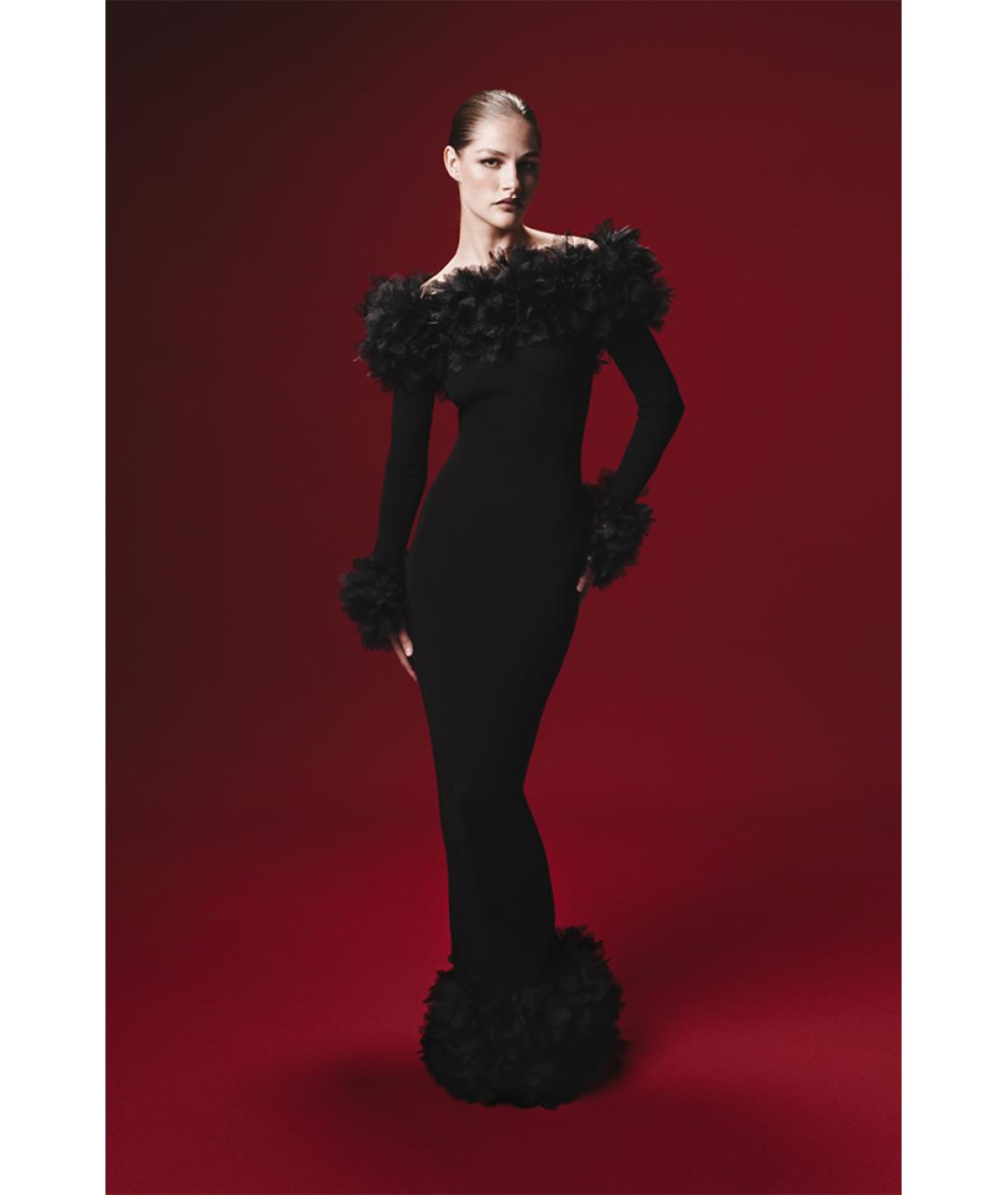 RASARIO Черное полиэстеровое вечернее платье, фото 2