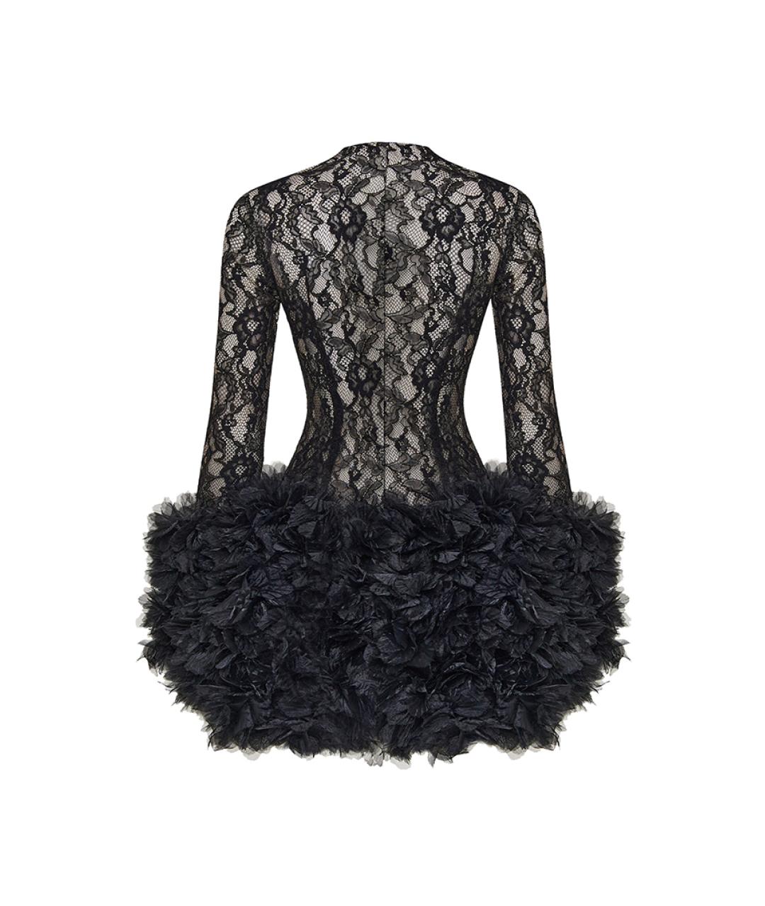 RASARIO Черное полиэстеровое вечернее платье, фото 3