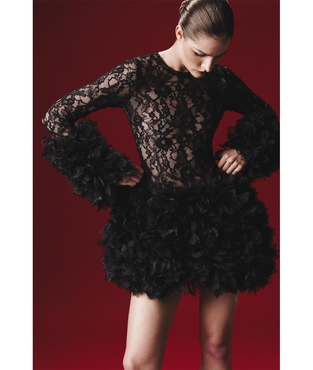 RASARIO Черное полиэстеровое вечернее платье, фото 4